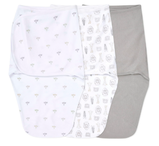 Aden & Anais On Safari Swaddle Wrap 3 Pack