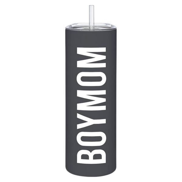 Boy Mom Tumbler With Straw