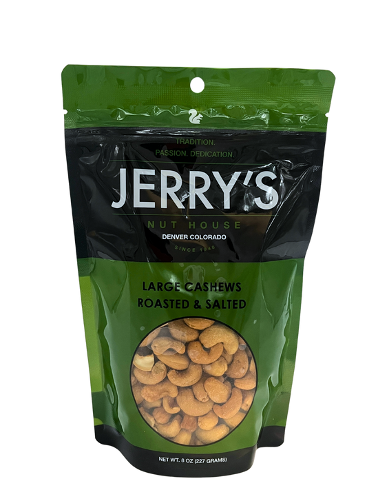 Jerry's Large Cashews Roasted & Salted