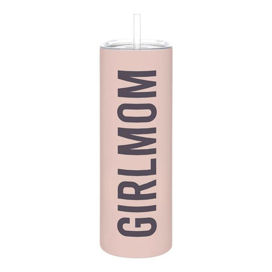 Girl Mom Tumbler With Straw