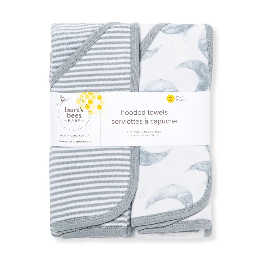 Burt's Bees Baby Hooded Towels 2-Pack
