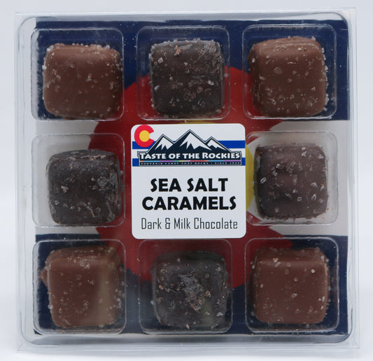 9 Piece Milk/Dark Chocolate Caramels