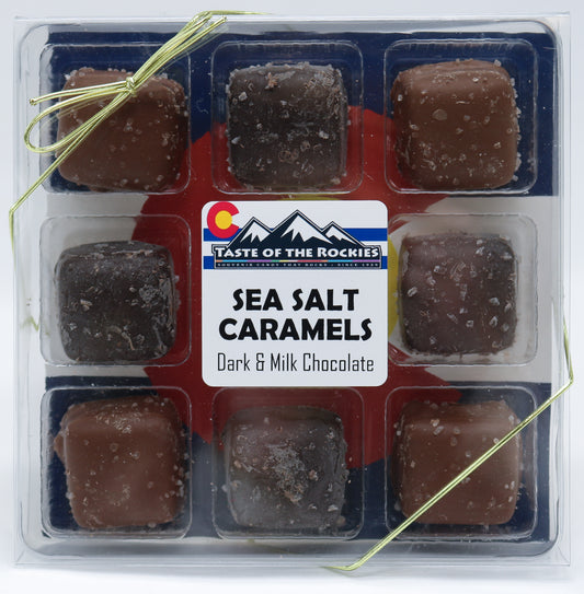 9 Piece Milk/Dark Chocolate Caramels