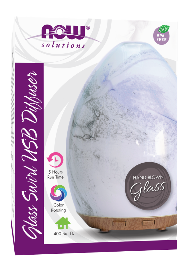 Glass Swirl USB Diffuser