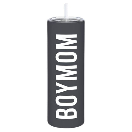 Boy Mom Tumbler With Straw