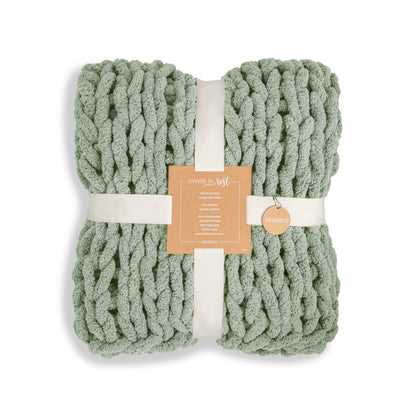 Chunky Knit Throw Blanket