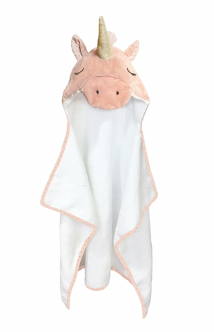 Terry Unicorn Baby Towel