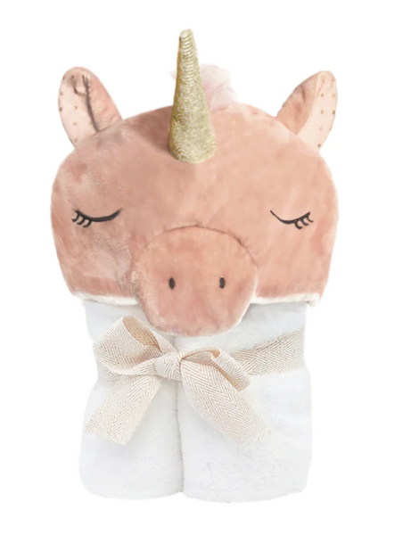 Terry Unicorn Baby Towel